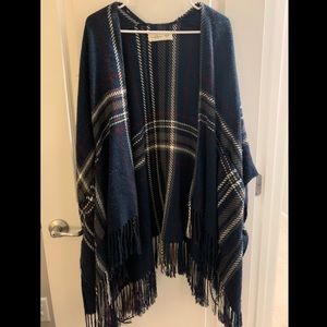 Plaid Poncho